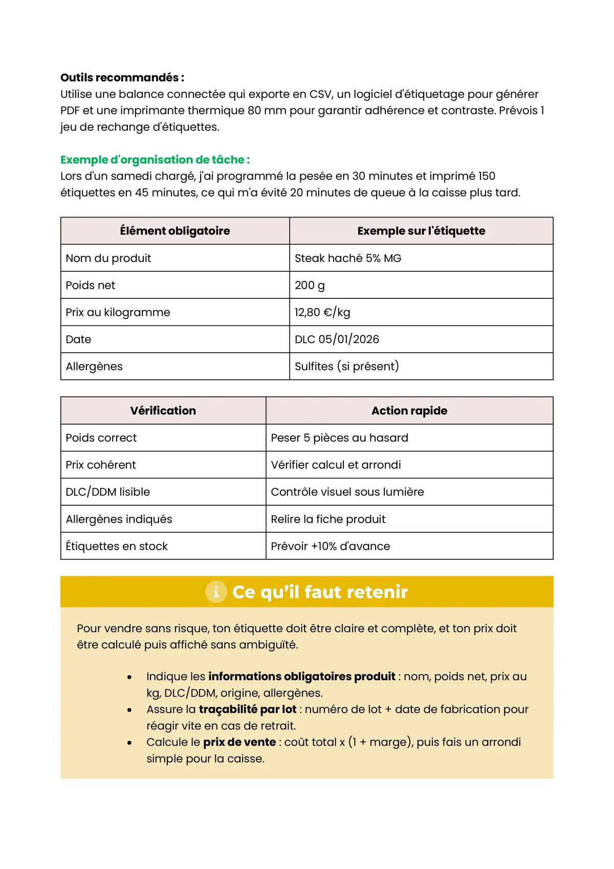 Example Fiche de Révision CAP Boucher